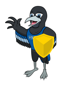 Captain Crow with a Shield