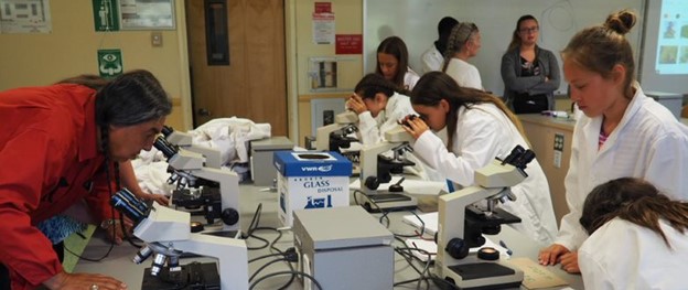 Two Eyed Seeing participants in a laboratory