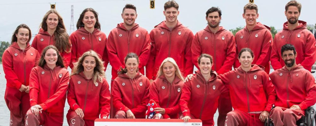 The Canadian Olympic and Paralympic canoe team for the Paris 2024 Olympics